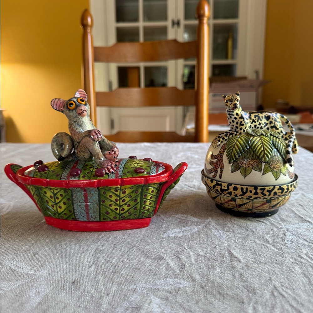 Ardmore Ceramics animal containers